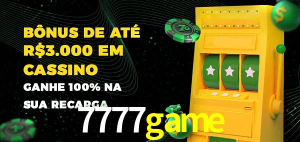 7777game melhor bônus de depósito